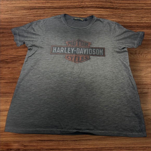 Harley-Davidson‎ Graphic T-Shirt Biker Motorcycle Logo Tee 2XL - Picture 1 of 6